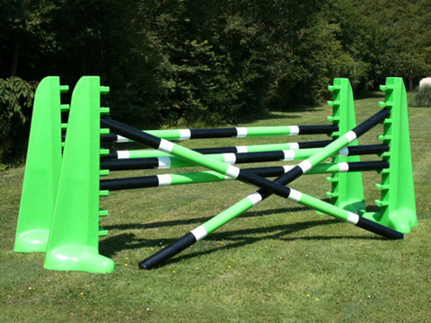 2 pairs of 8 Cups in Eco Green with 6 9 Band Pro Poles.