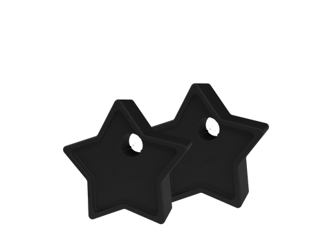 Recycled-Black Cavaletti Star | Pair