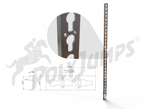 Aluminium Keyhole Track | 1.5m