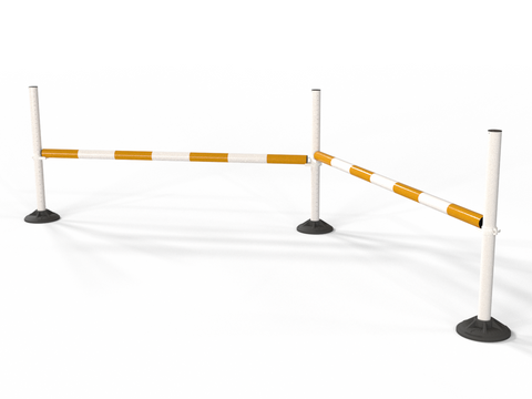 Upright Pole Stand Trio Set | 2 Fence