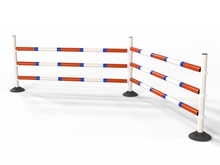 Load image into Gallery viewer, Upright Pole Stand Trio Set | 2 Fence
