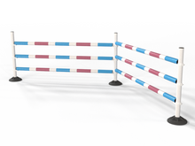 Load image into Gallery viewer, Upright Pole Stand Trio Set | 2 Fence
