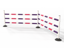 Load image into Gallery viewer, Upright Pole Stand Trio Set | 2 Fence
