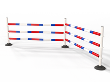 Load image into Gallery viewer, Upright Pole Stand Trio Set | 2 Fence
