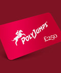 Metallic Red PolyJumps Gift Card for £250.00