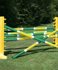 2 pairs of Yellow 8 Cups with 6 Pro Poles coloured: Green, White & Yellow.