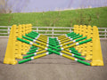Carol Mailer Grid Set in Yellow, comprised of: 14 Yellow 8 Cups and 14 9 Band Pro Poles coloured: Green, White & Yellow.