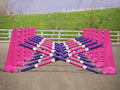 Carol Mailer Grid Set in Pink, comprised of: 14 Pink 8 Cups and 14 9 Band Pro Poles coloured: Purple, White & Pink..