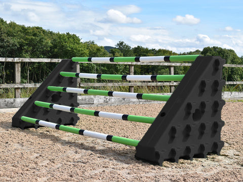 Recycled-Black Combi Blocks | Pair
