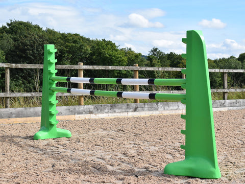 Pair of 8 Cups in Eco Green with 2 9 Band Practice Poles. 