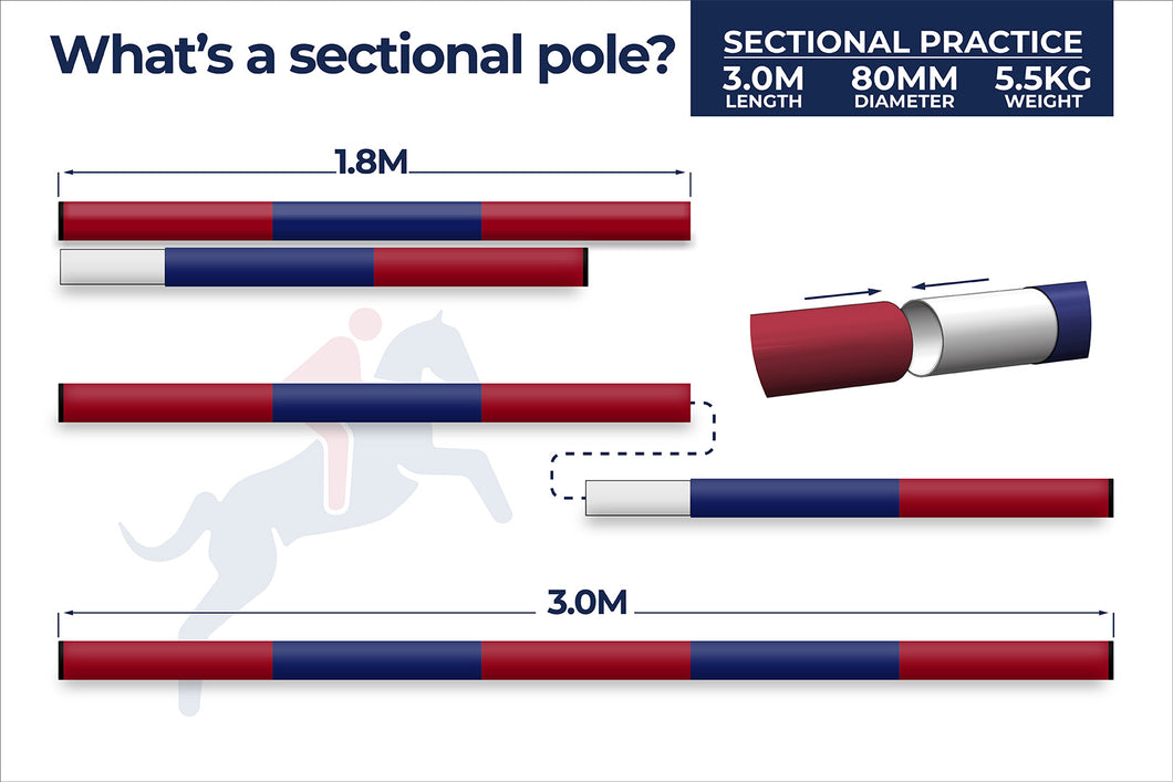5-Band Sectional Pole | 3.0 m