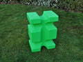 Eco Green PolyJump Block on grass.